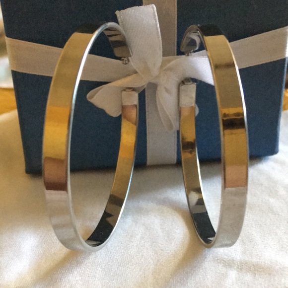 2in Hoop Earrings - Picture 3 of 3